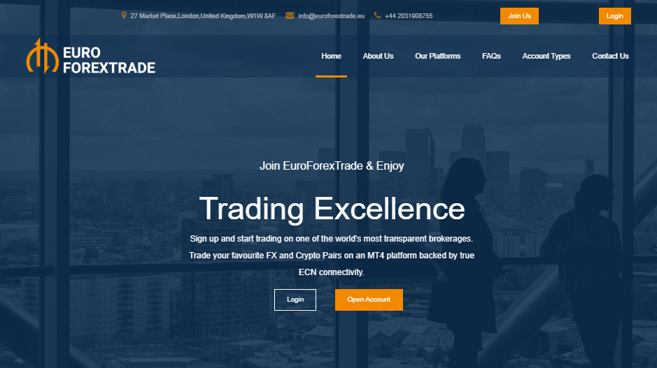 Euro Forex Trade Review (euroforextrade.eu Scam) - Personal Reviews